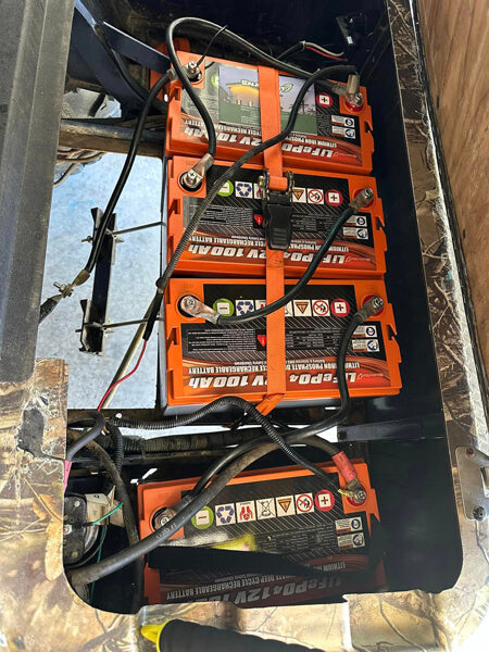 Enjoybot 12V 100Ah Lithium Battery For Golf Cart 48V