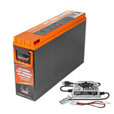 Enjoybot 12V 200Ah Slimline LiFePO4 Lithium Battery with Bluetooth, 2560Wh, 200A BMS