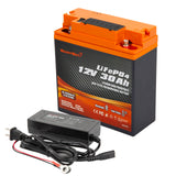 Enjoybot 12V 30Ah Portable LiFePO₄ Battery with Bluetooth & Direct-Charge Module
