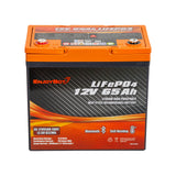 Enjoybot 12V 65Ah LiFePO₄ Lithium Battery with Bluetooth & Self-Heating, Group 22NF, 832Wh, 120A BMS