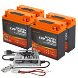 Enjoybot 12V 30Ah Portable LiFePO₄ Battery with Bluetooth & Direct-Charge Module