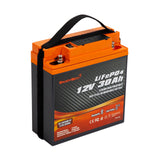 Enjoybot 12V 30Ah Portable LiFePO₄ Battery with Bluetooth & Direct-Charge Module