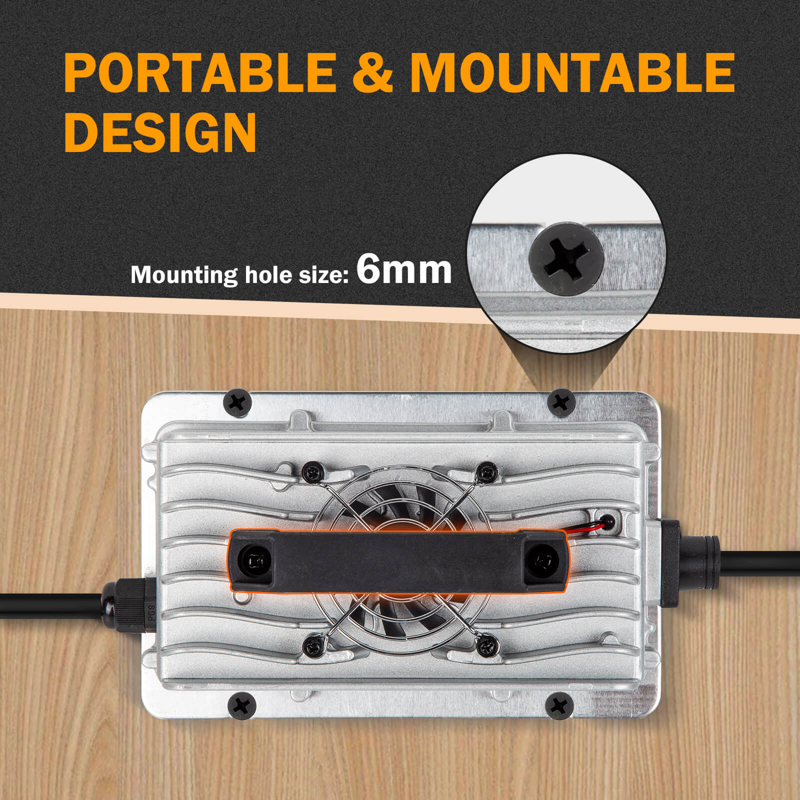 Enjoybot 29.2V 15A Mountable Dual-Purpose LiFePO4 Lithium Battery Charger Waterproof