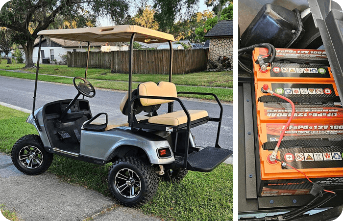 Enjoybot 36V 100Ah Lithium Golf Cart Battery Set _ customer review