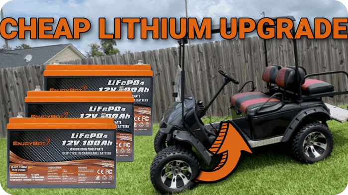 Enjoybot 36V 100Ah Lithium Golf Cart Battery Set Review