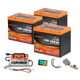 Enjoybot 36V 100Ah Golf Cart Lithium Battery Conversion Kit - 3 Batteries