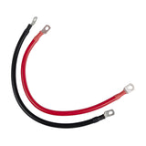 3AWG battery cable blackx1 + redx1