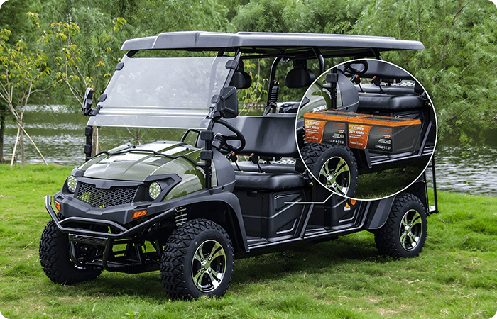 Enjoybot 72V 100Ah Lithium Golf Cart Battery Set