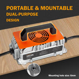 Enjoybot 73V 13A Mountable LiFePO4 Lithium Battery Charger For 60V Golf Carts