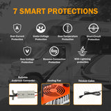 Enjoybot 87.6V 10A Mountable LiFePO4 Lithium Battery Charger For 72V Golf Carts