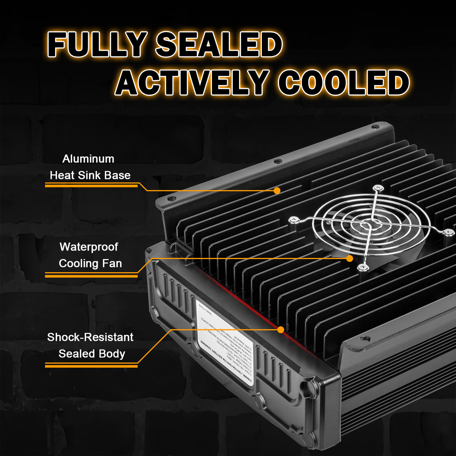 Enjoybot 2 Bank 12V 15A + 24V 10A On-Board Marine Battery Charger