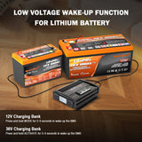 Enjoybot 2 Bank 12V 15A + 36V 10A On-Board Marine Battery Charger