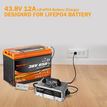 Enjoybot 43.8v 12A lithium battery charger for 36V Lithium battery
