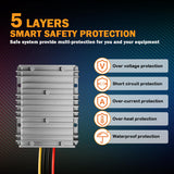 Enjoybot DC-DC 60V/72V to 12V Step Down Converter 20A 240W  with Fuse Waterproof