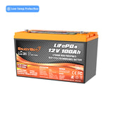 Enjoybot 12V 100Ah Group31 Low-Temp LiFePO4 Lithium Battery