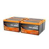 Enjoybot 12V 150Ah Group31 Bluetooth Self-Heating LiFePO4 Lithium Battery 4 Pack