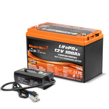 Enjoybot 12V 100Ah Group 31 Lithium Battery_1 Pack+14.6V 40A Charger