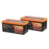 Enjoybot 12V 200Ah Self-Heating & Bluetooth LiFePO4 Lithium Battery 2 Pack