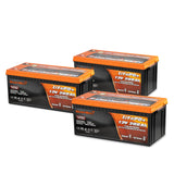 Enjoybot 12V 200Ah Self-Heating & Bluetooth LiFePO4 Lithium Battery 3 Pack