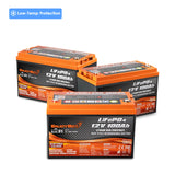 Enjoybot 36V 100Ah Lithium Golf Cart Battery - 3 Batteries