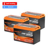 Enjoybot 36V LiFePO4 Lithium Trolling Motor Battery Set - 3 batteries