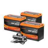 Enjoybot 36V 65AH Group 31 LiFePO4 Lithium Battery With Self-Heating, 2496Wh, 120A BMS