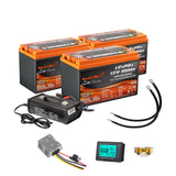 Enjoybot 36V 100Ah Golf Cart Lithium Battery Conversion Kit - 3 Batteries