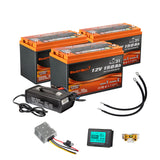 Enjoybot 36V 150Ah Golf Cart Lithium Battery Conversion Kit - 3 Batteries