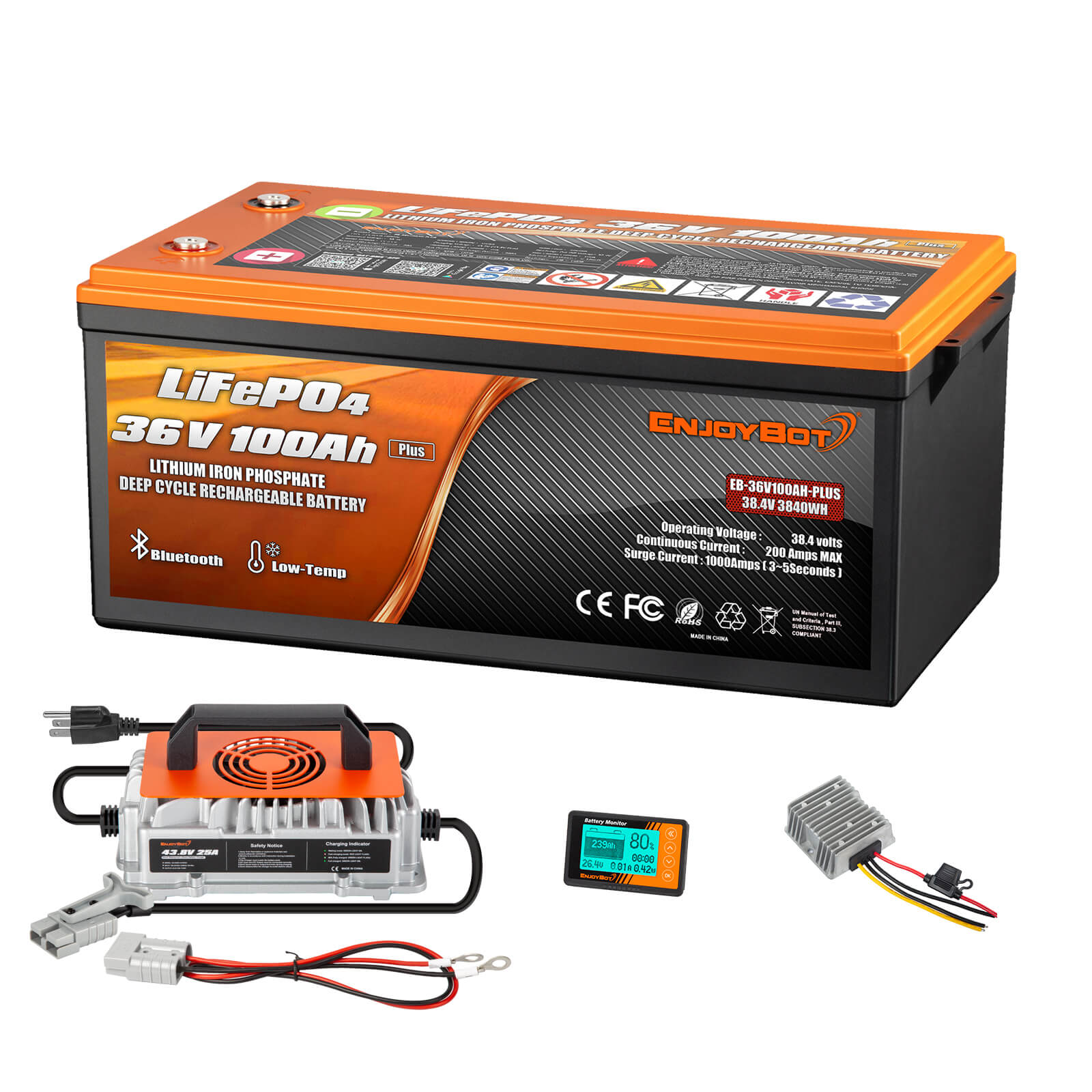 36v 100ah Plus Lithium Golf Cart Battery Kit