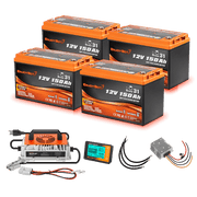 Enjoybot 48V 150Ah Golf Cart Lithium Battery Conversion Kit - 4 Batteries
