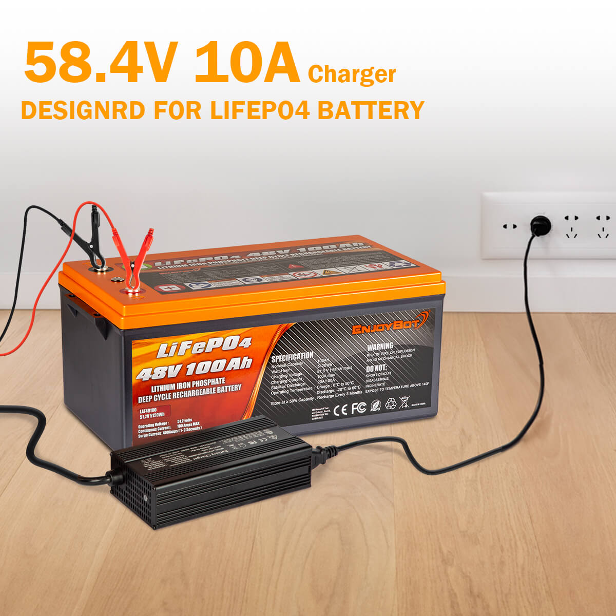 Enjoybot 12V 400Ah LiFePO4 Lithium Battery High & Low Temp Protection –  Enjoybot Official Store