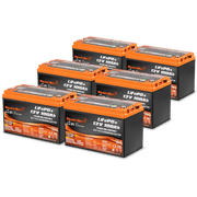 Enjoybot 72V 100Ah LiFePO4 Lithium Golf Cart Battery Set - 6 Batteries