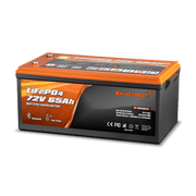 Enjoybot 72V 65AH LiFePO4 Lithium Battery with Bluetooth & Low-Temp, 4992Wh, 120A BMS