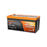 Enjoybot 12V 200Ah LiFePO4 Lithium Battery With Self-Heating, 2560Wh, 200A BMS