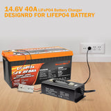 Enjoybot 14.6V (12V) 40A Dual-Purpose Lithium Battery Charger