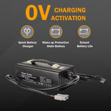 Enjoybot 14.6V (12V) 40A Dual-Purpose Lithium Battery Charger - 0V Activation