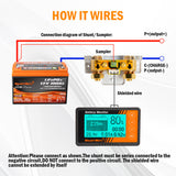 Enjoybot 500A Battery Monitor with Shunt_how it wires