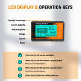 Enjoybot 500A Battery Monitor with Shunt_LCD display & operation key