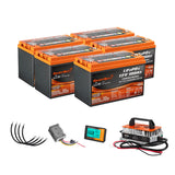 Enjoybot 60V 100Ah Golf Cart Lithium Battery Conversion Kit - 5 Batteries